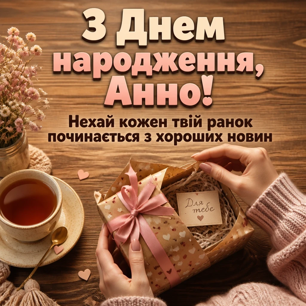 з днем народження анна