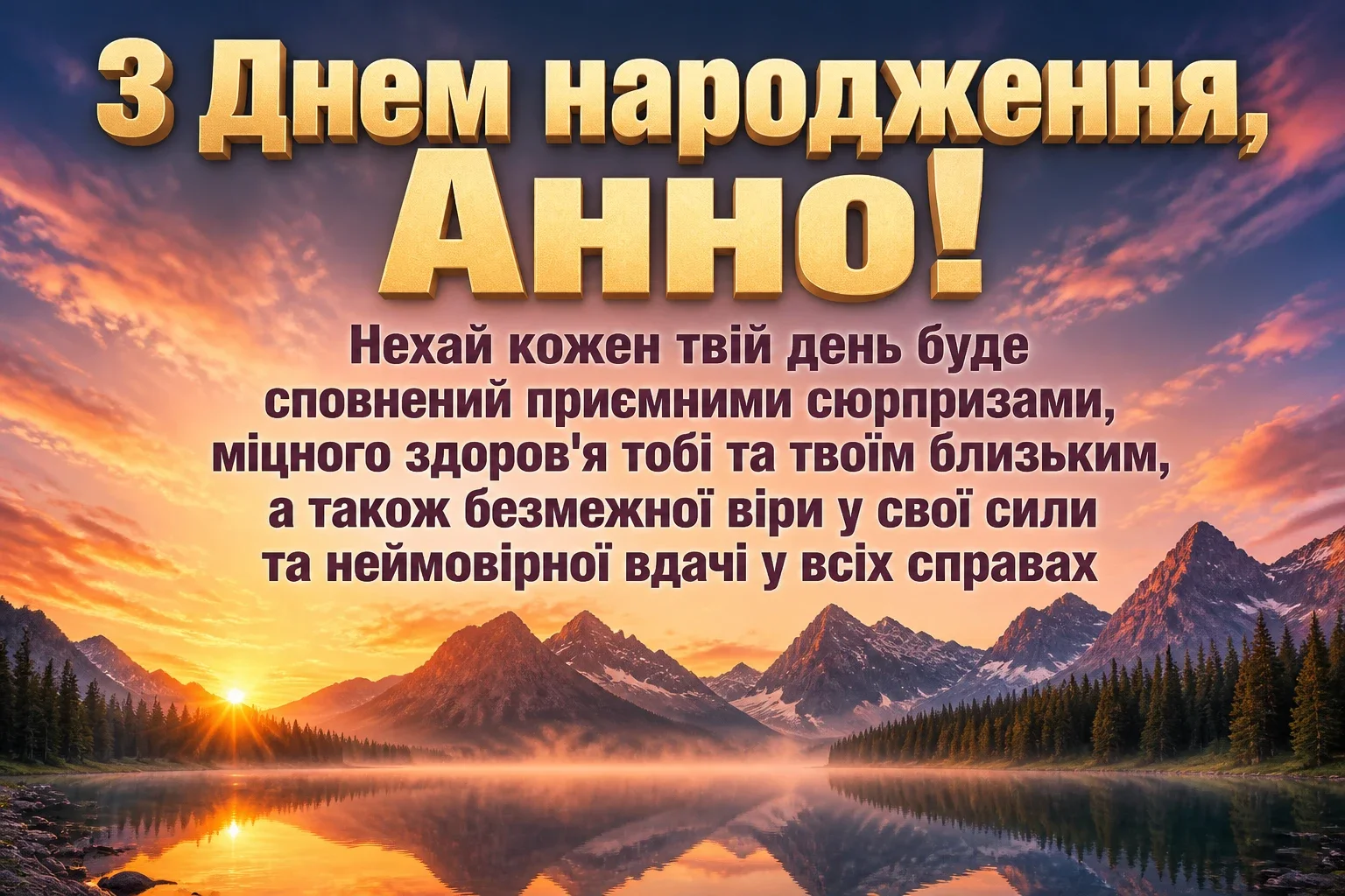з днем народження анна