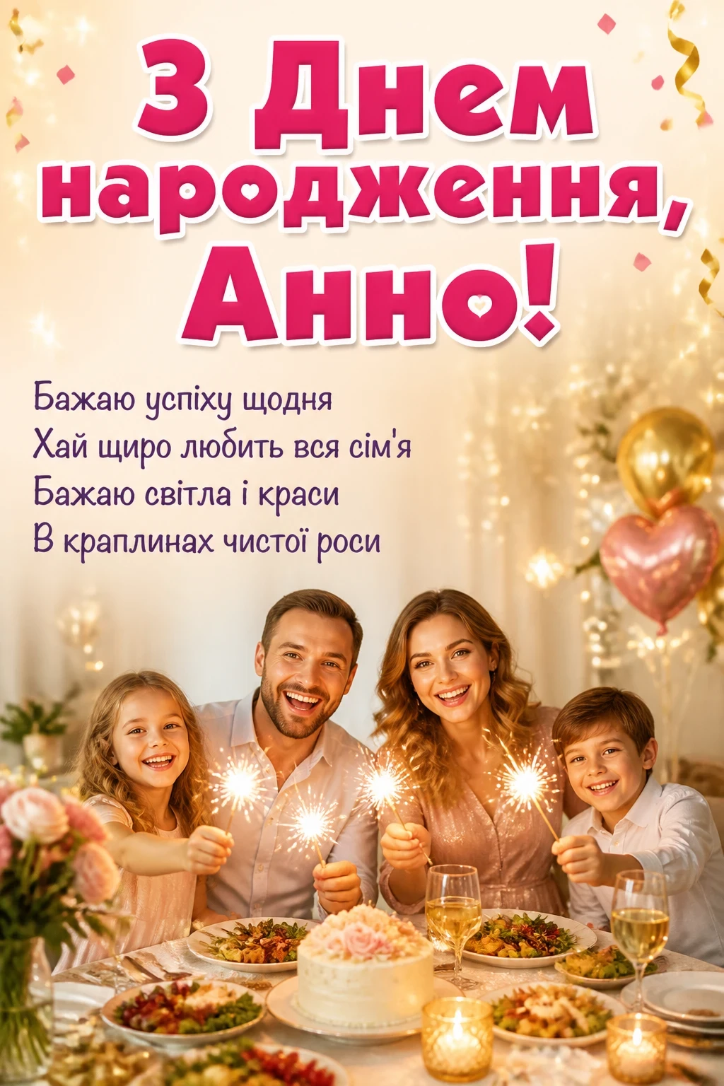 з днем народження анна