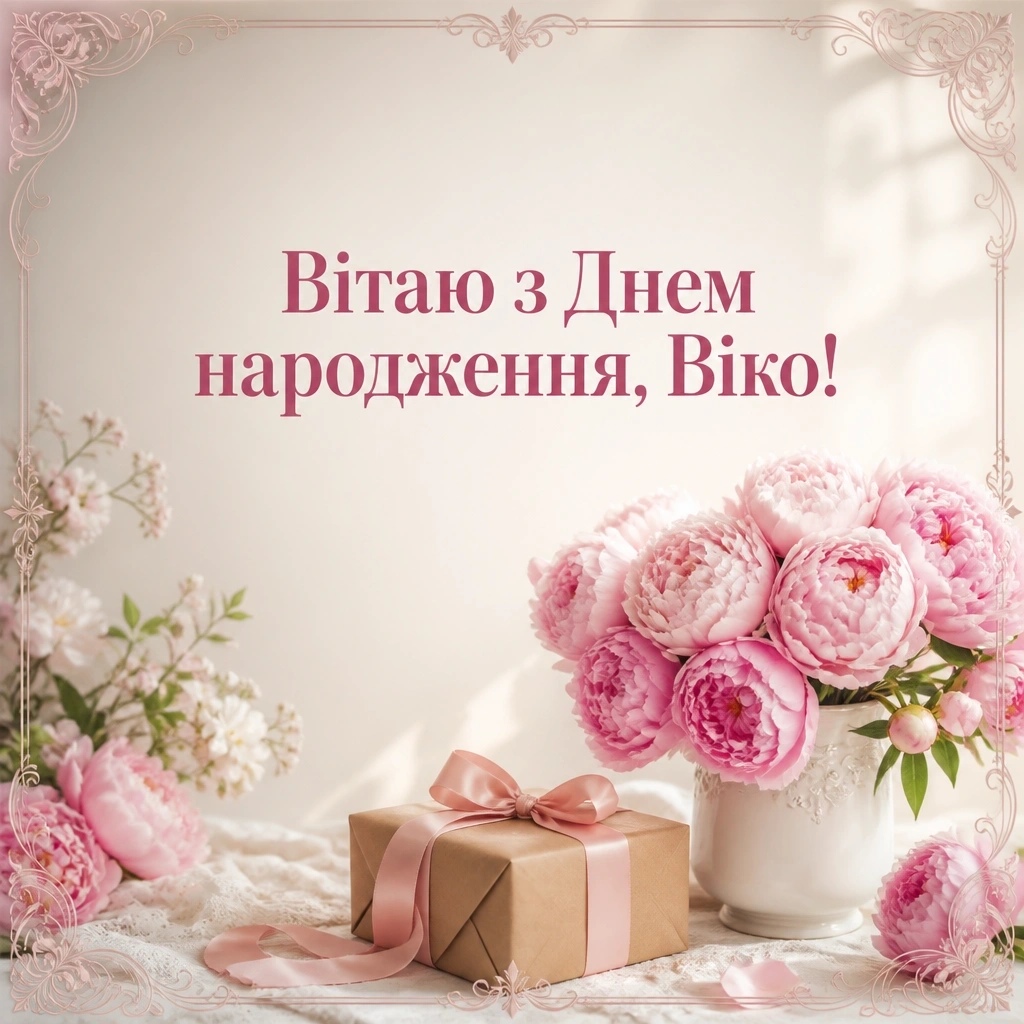 з днем народження віка