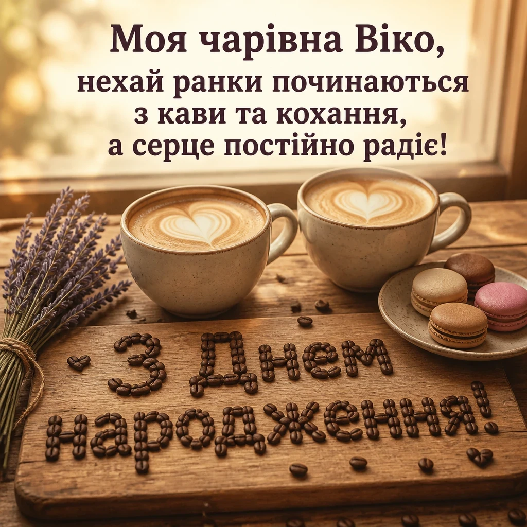 з днем народження віка