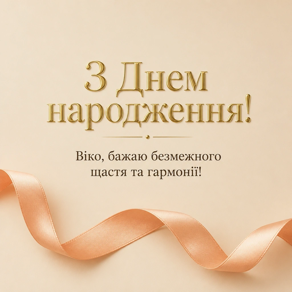 з днем народження віка