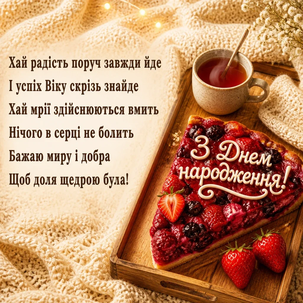 з днем народження віка