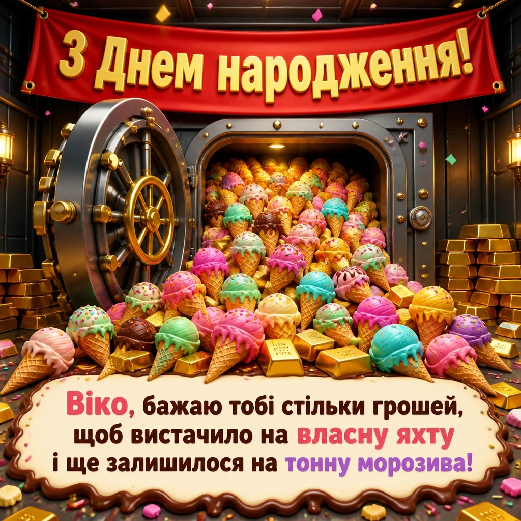 з днем народження віка