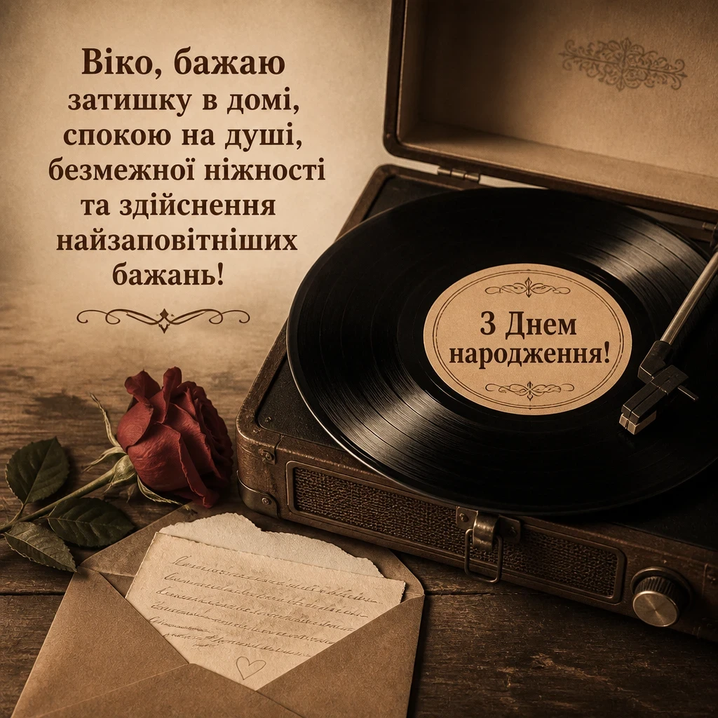 з днем народження віка