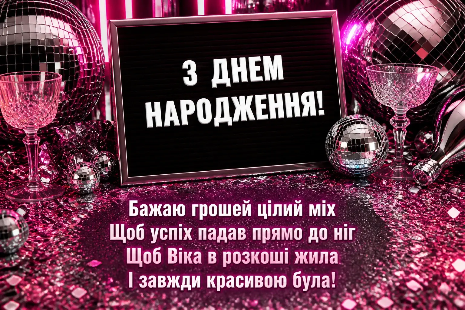 з днем народження віка