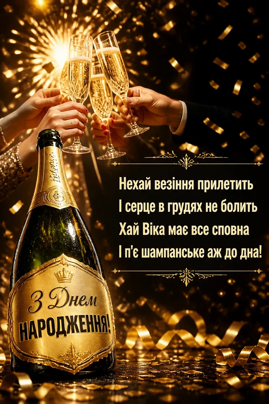 з днем народження віка