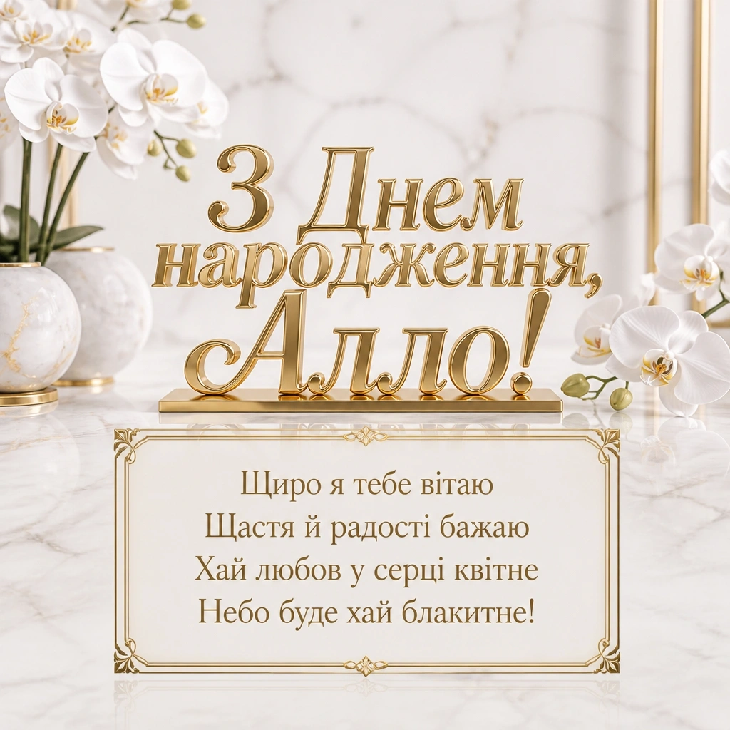 з днем народження алла з днем народження алла