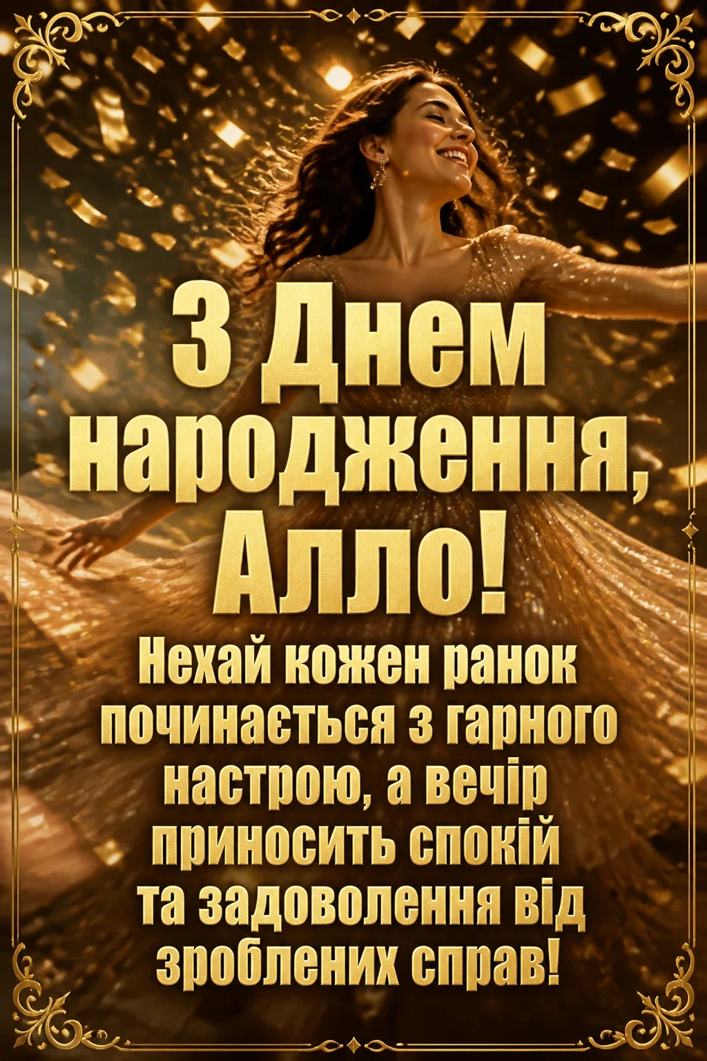 з днем народження алла з днем народження алла