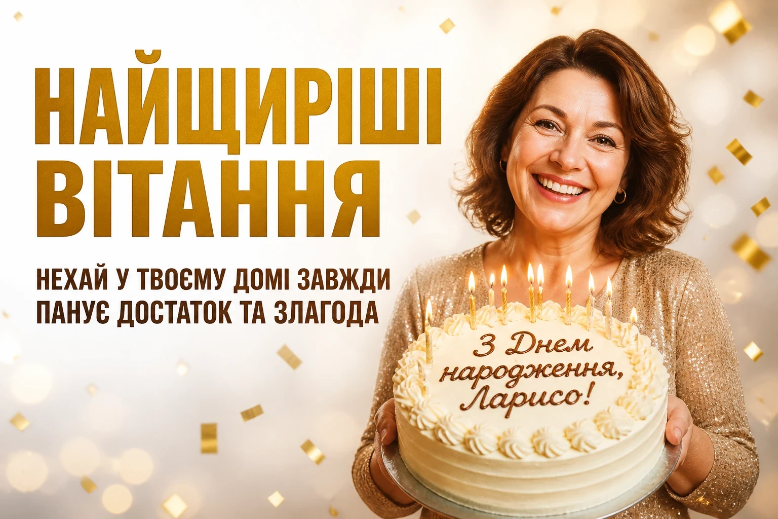 з днем народження лариса