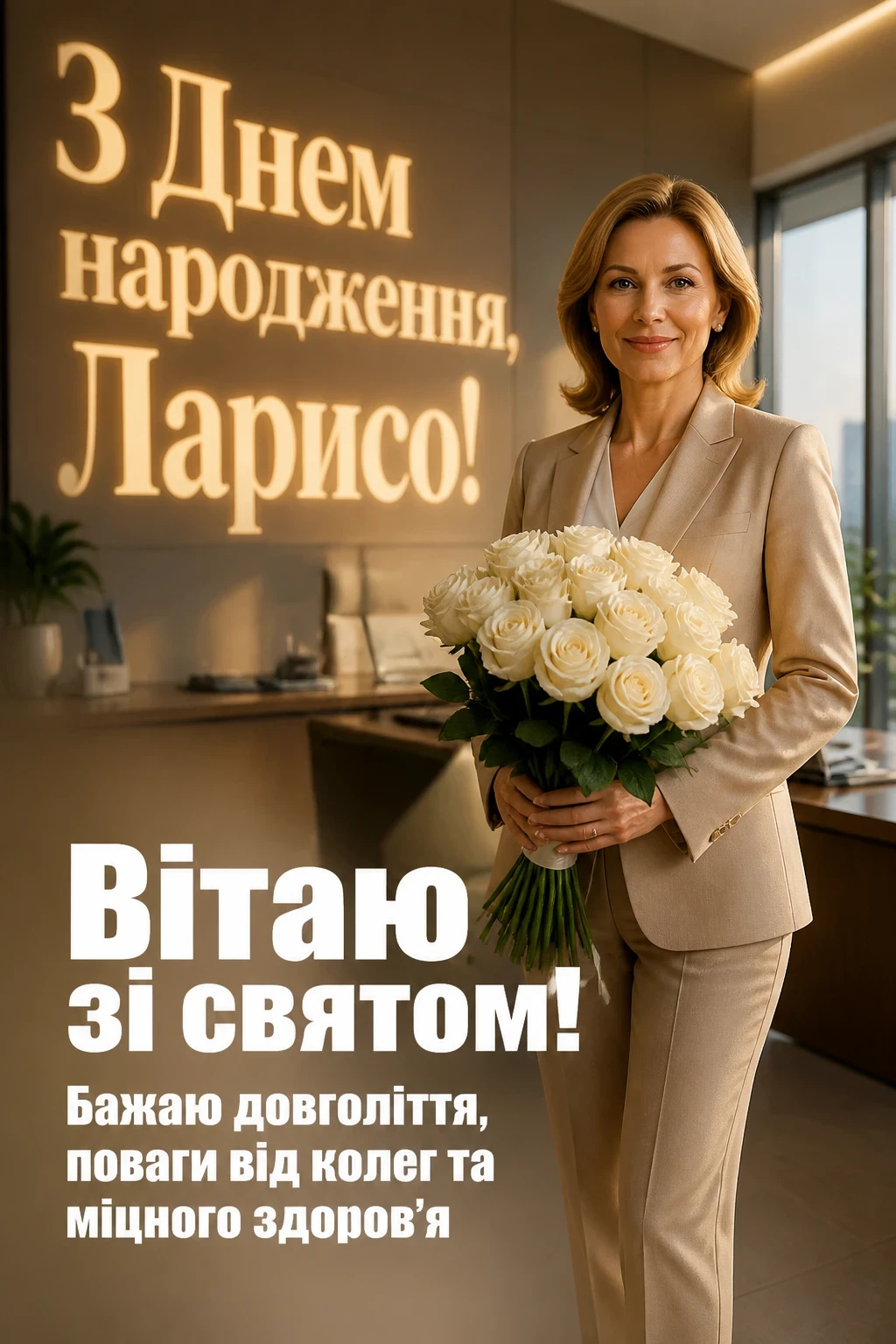 з днем народження лариса