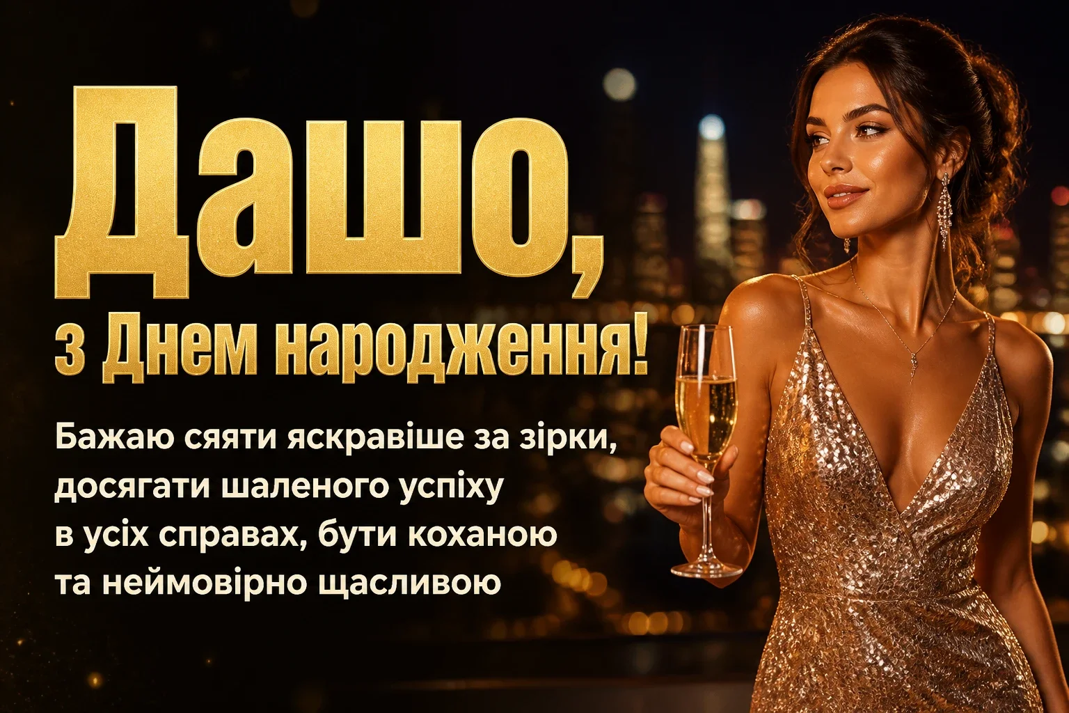 з днем народження даша