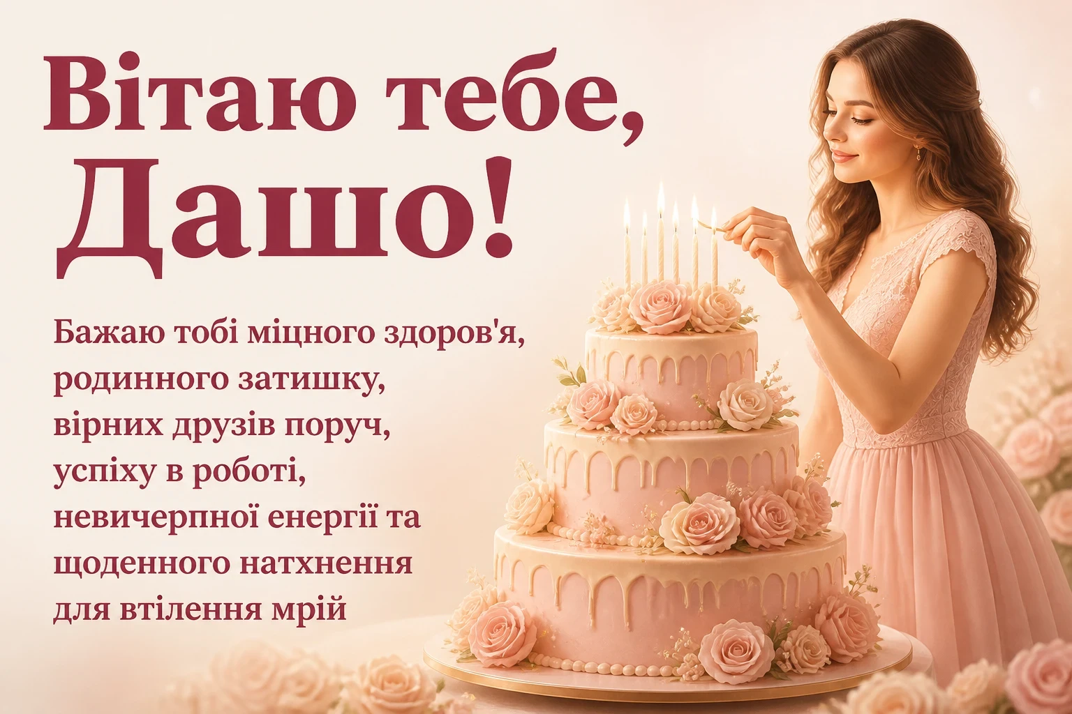 з днем народження даша