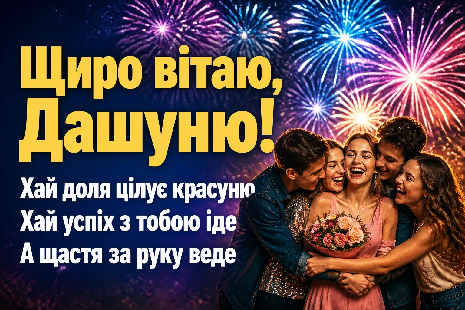 з днем народження даша