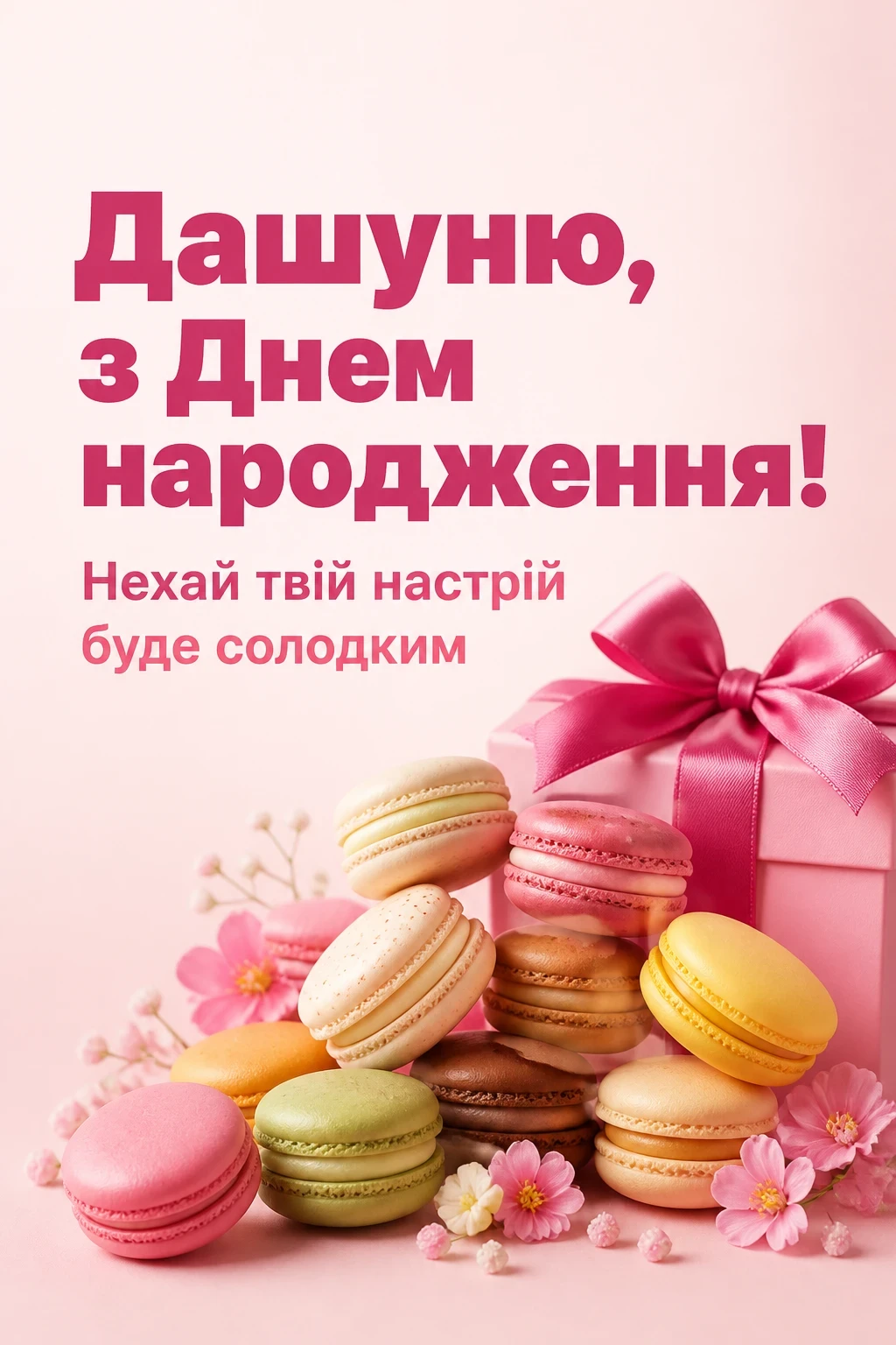 з днем народження даша
