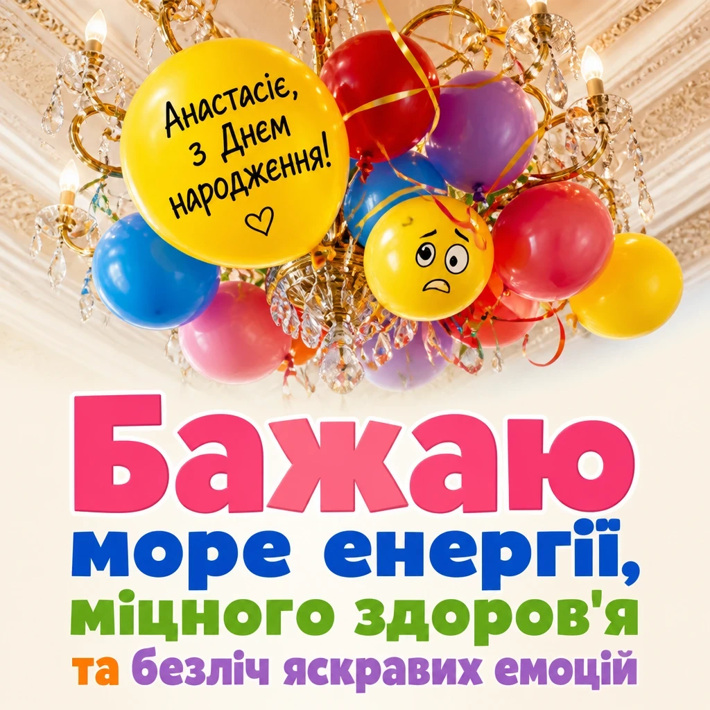 з днем народження анастасія