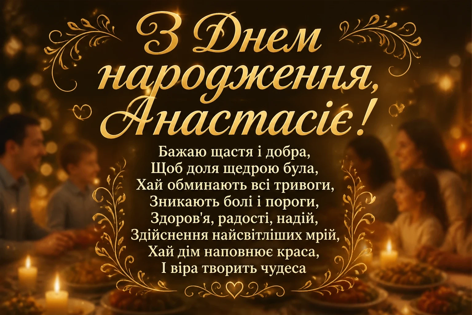 з днем народження анастасія