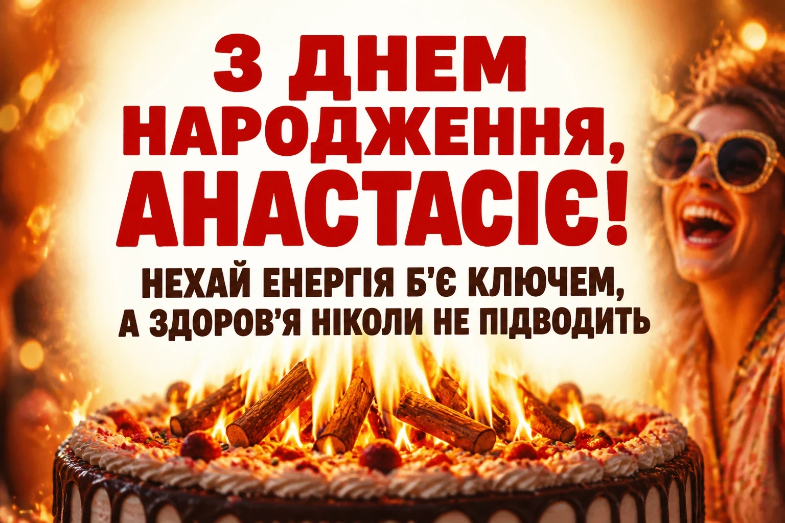 з днем народження анастасія