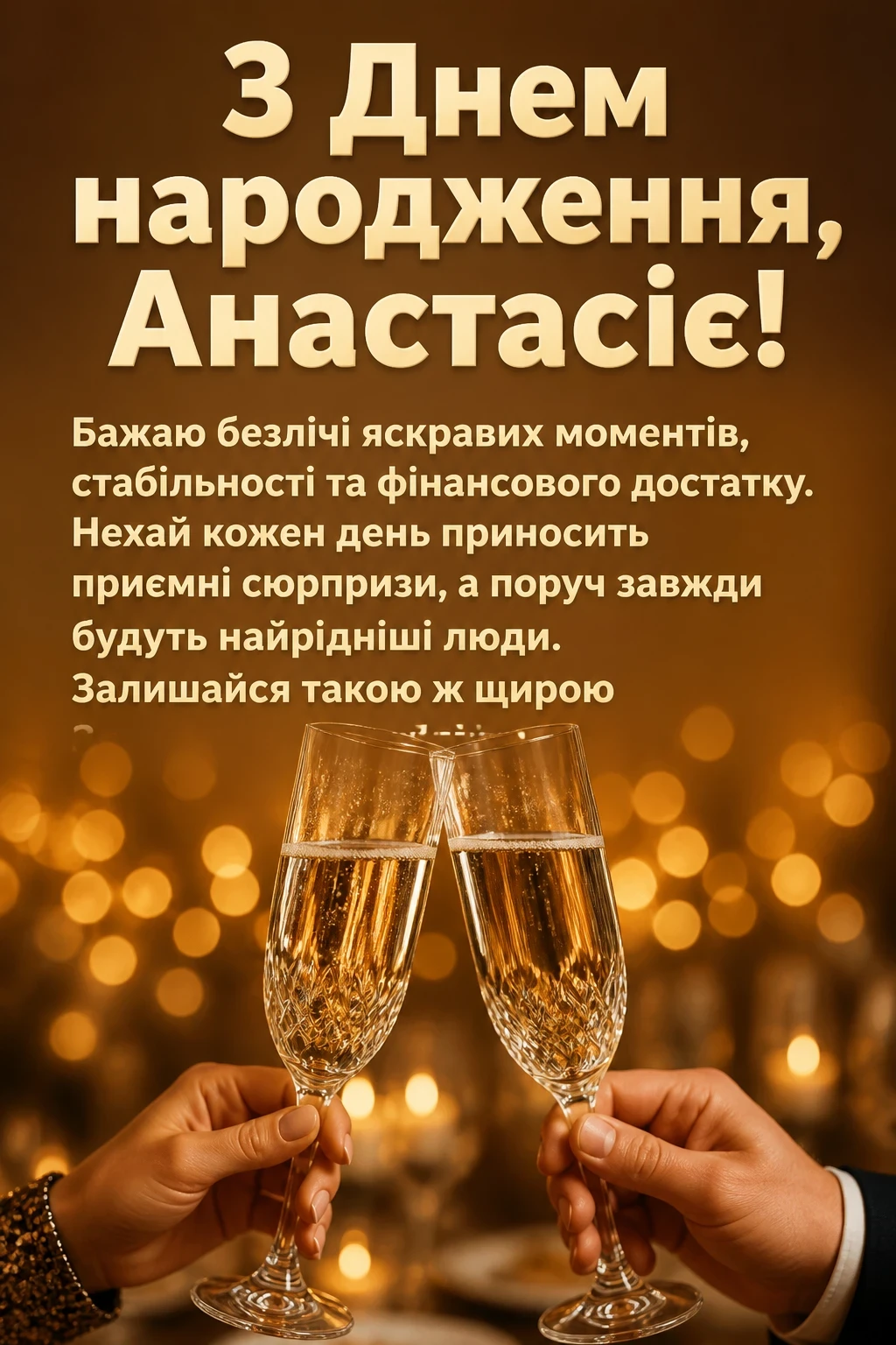 з днем народження анастасія