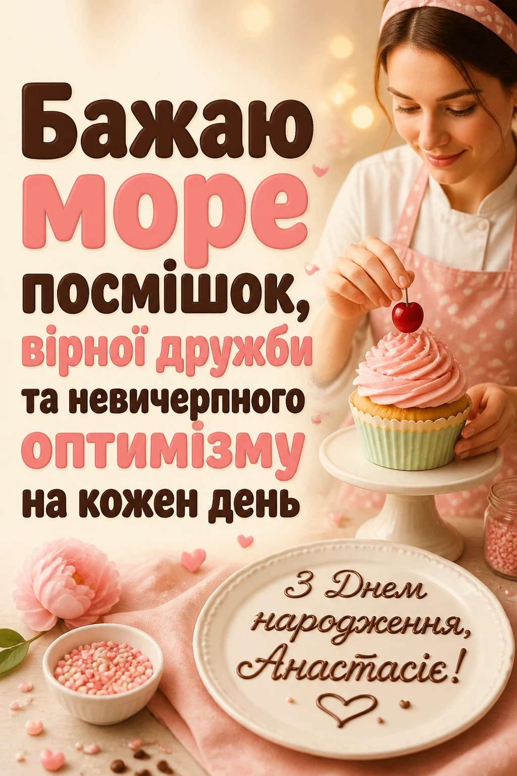 з днем народження анастасія