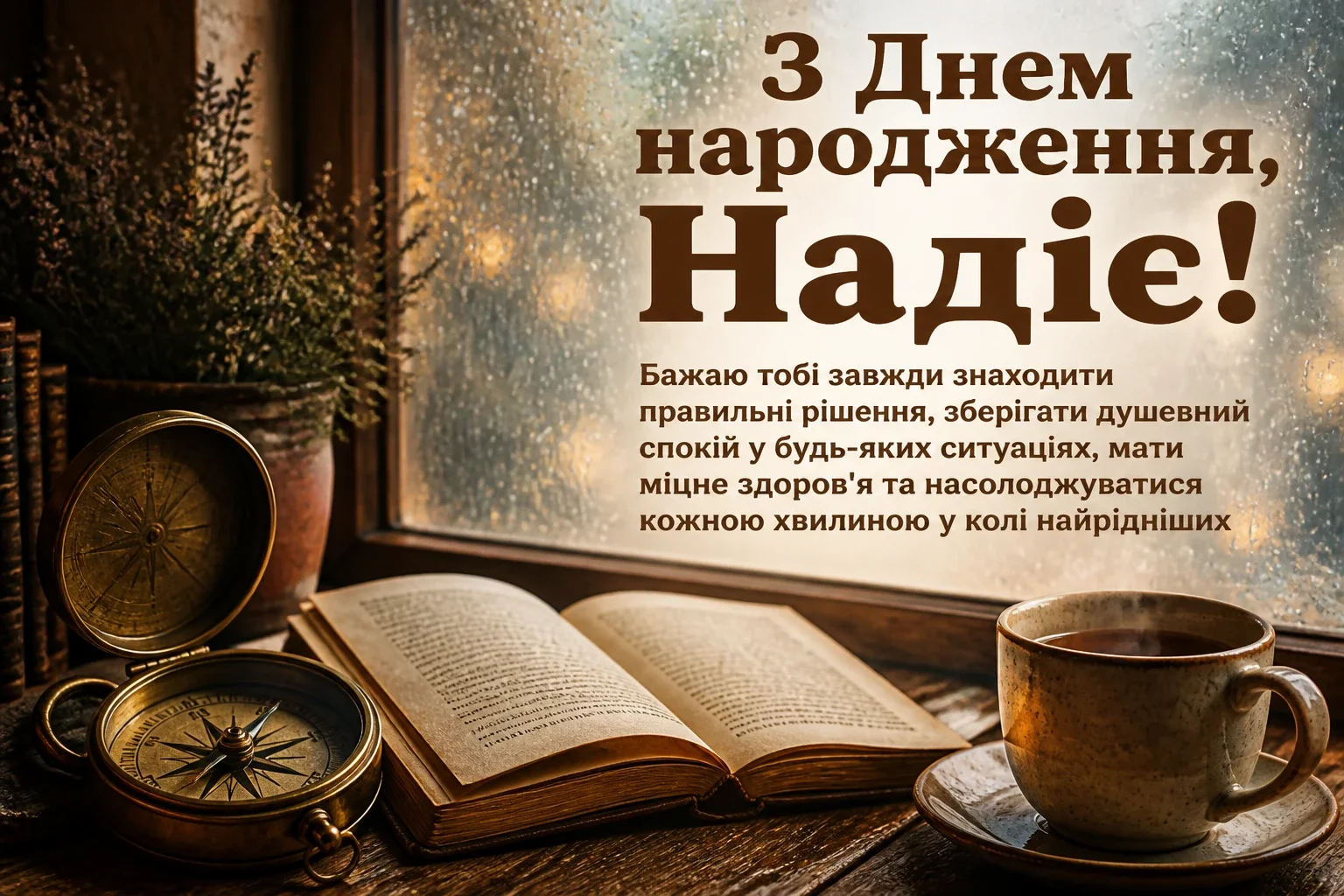 з днем народження надія