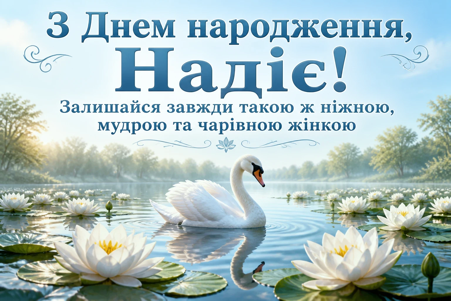 з днем народження надія