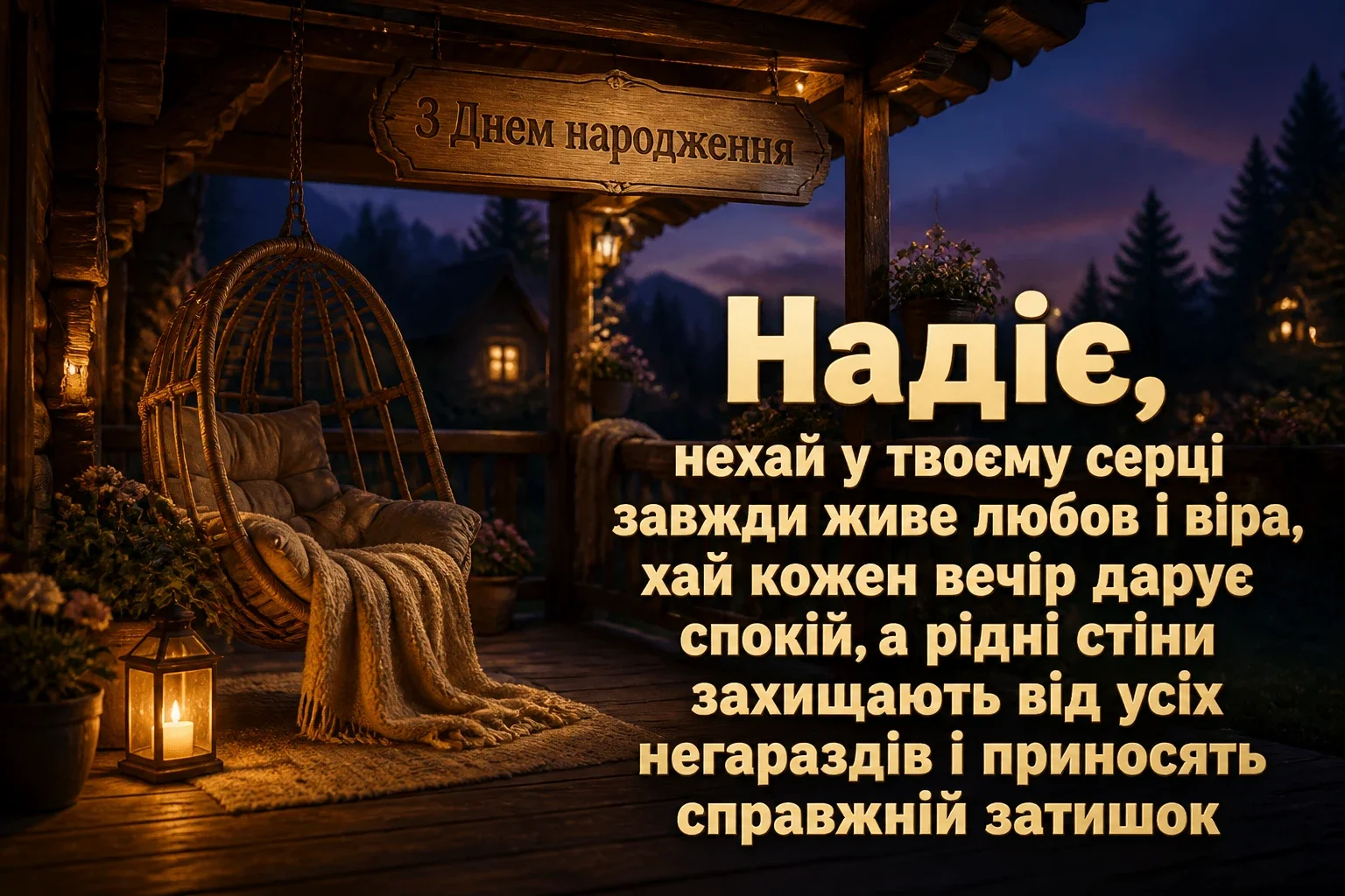з днем народження надія