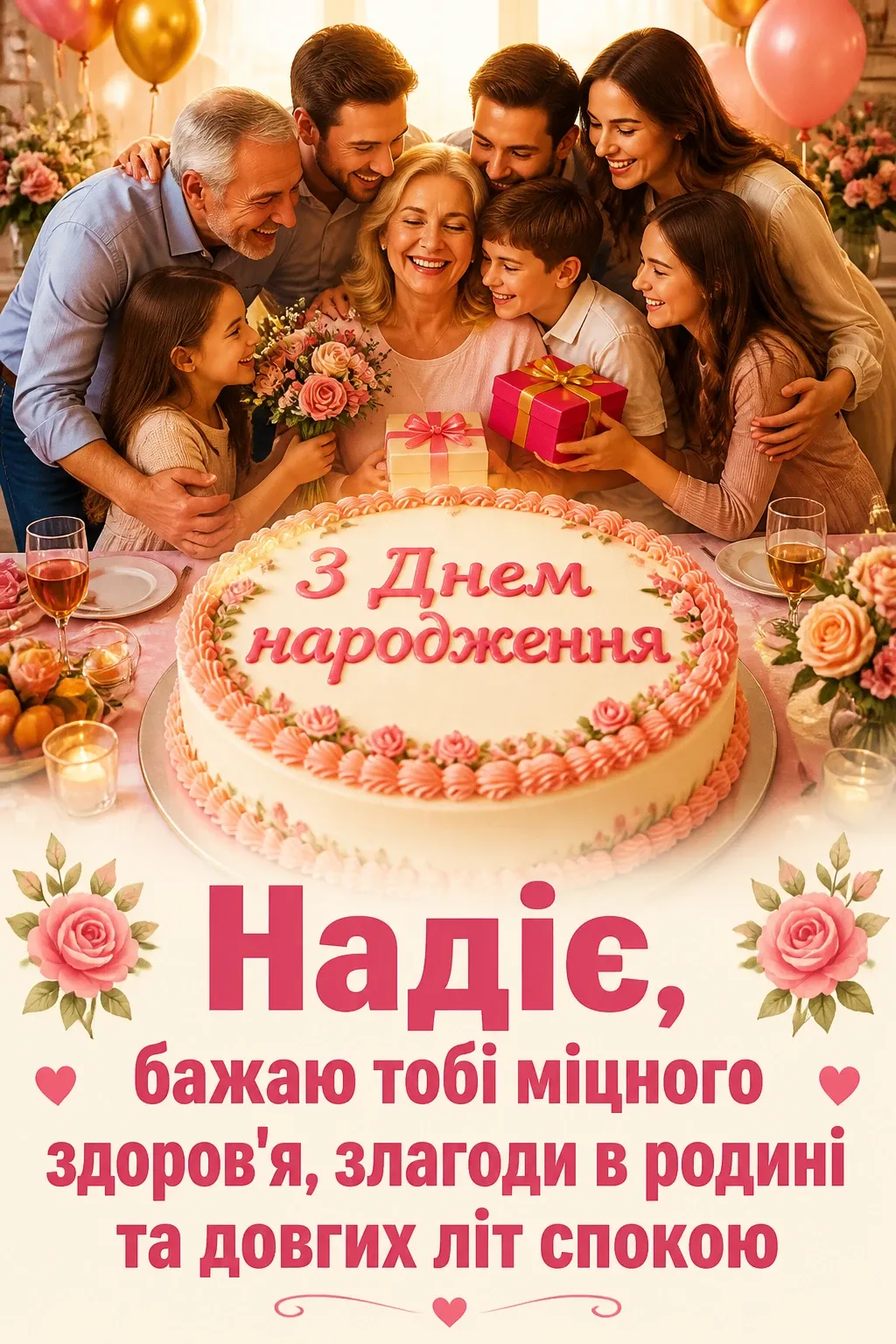 з днем народження надія