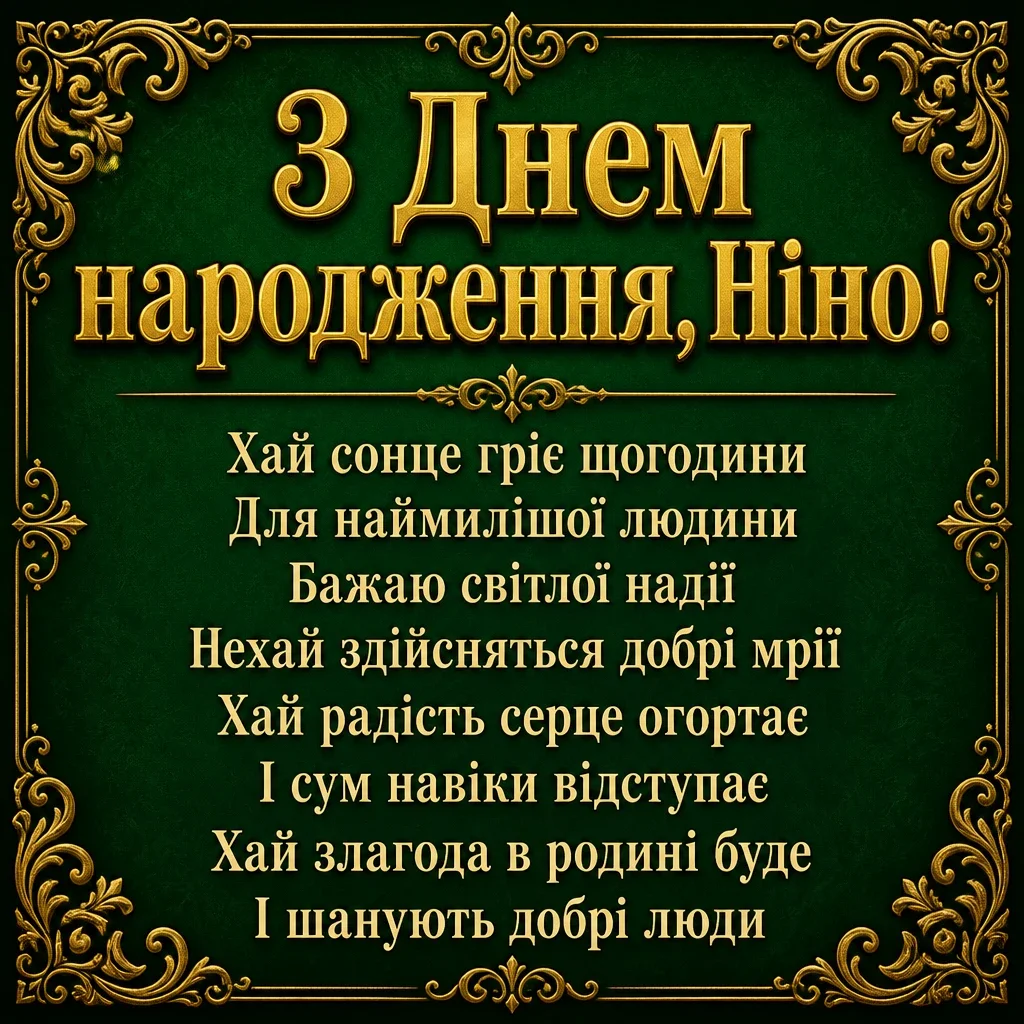 з днем народження ніна з днем народження ніна