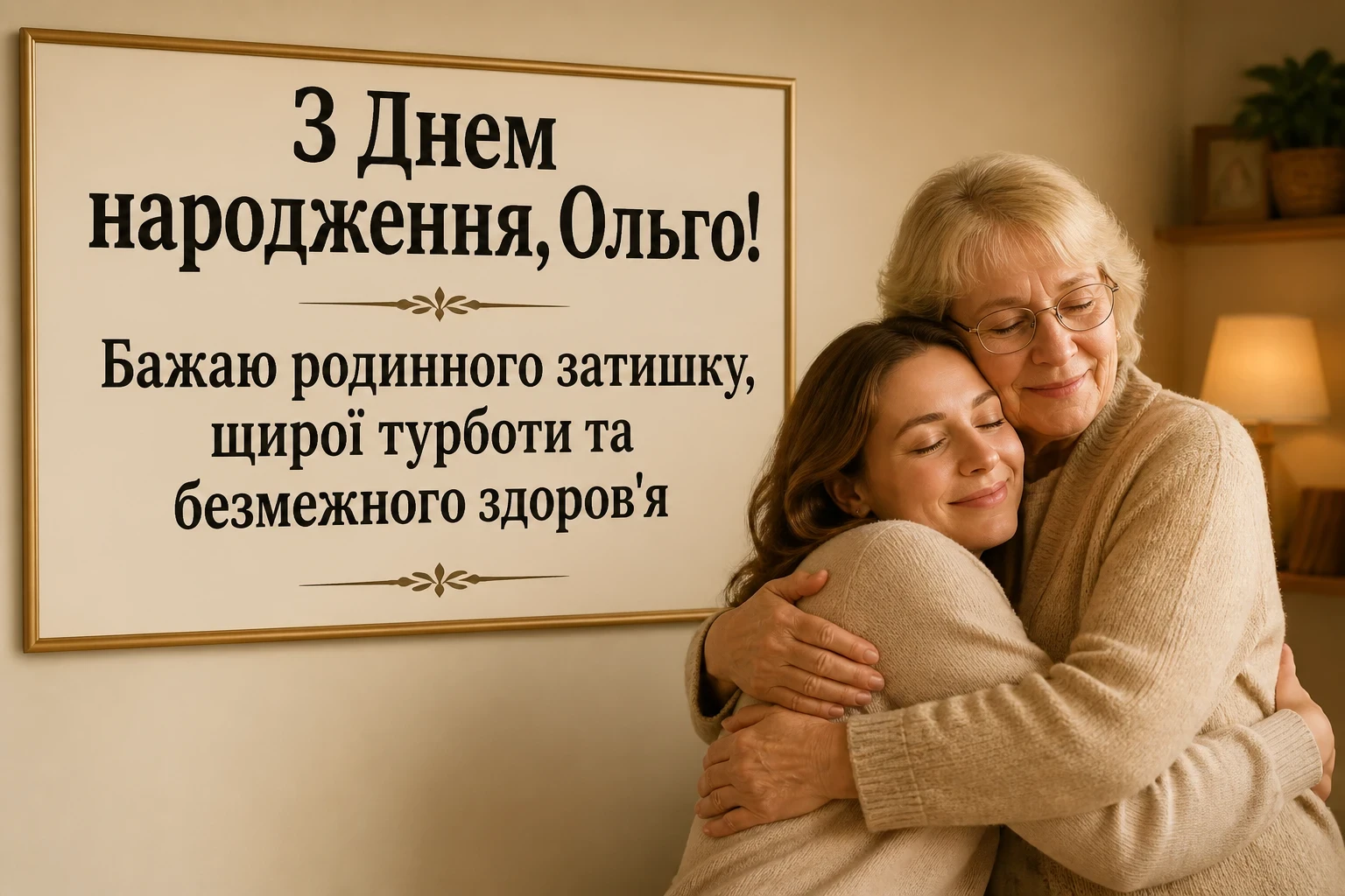 з днем народження ольга