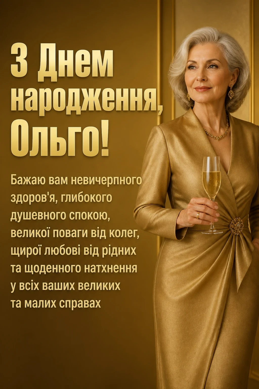з днем народження ольга
