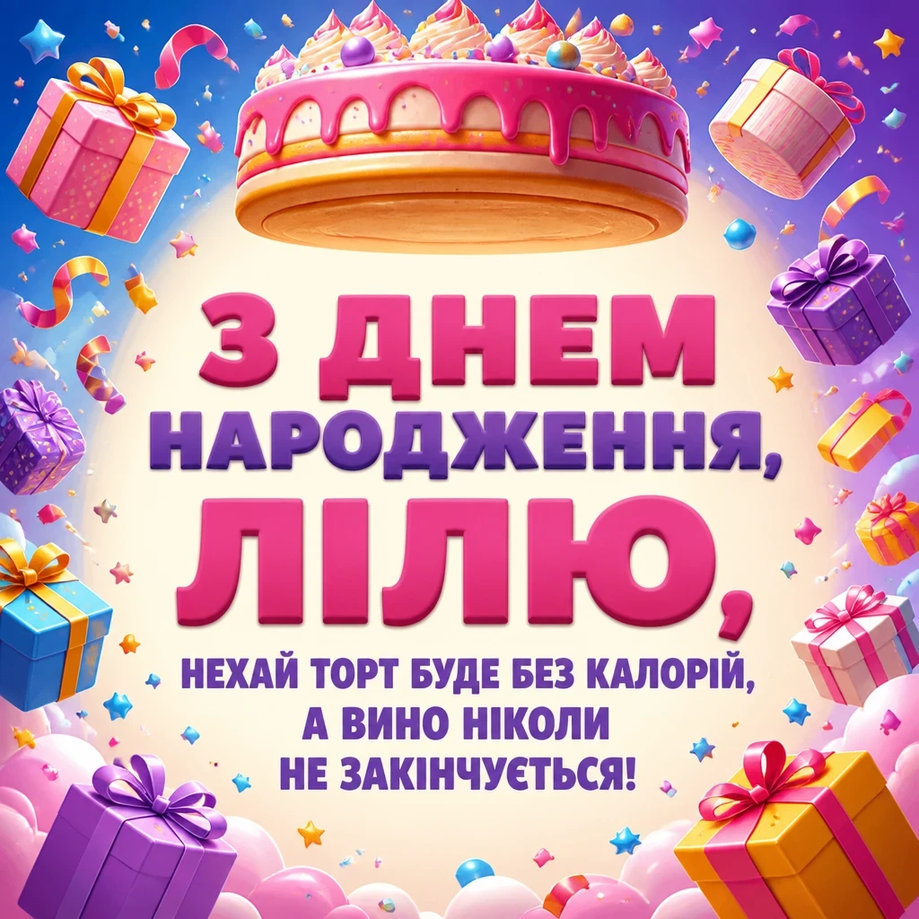 з днем народження ліля