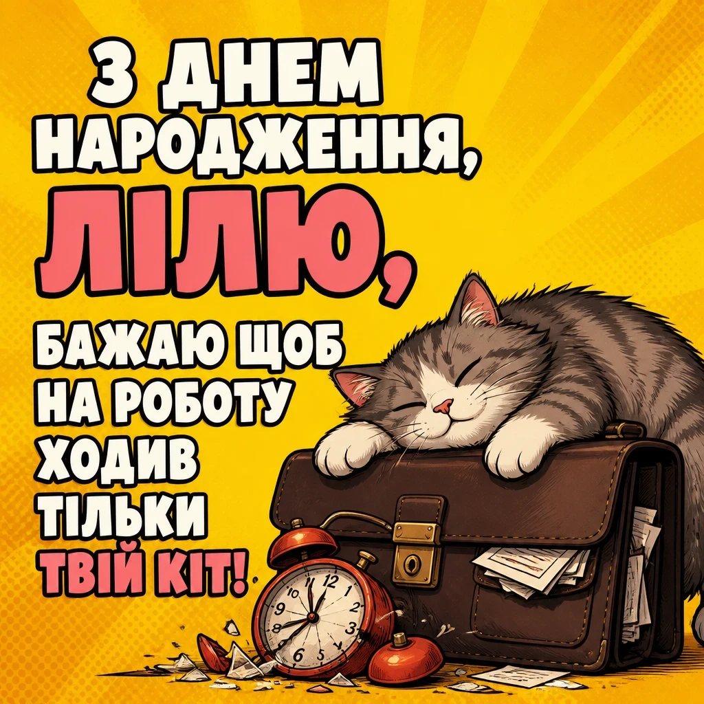 з днем народження ліля