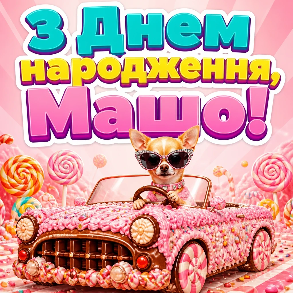 з днем народження маша