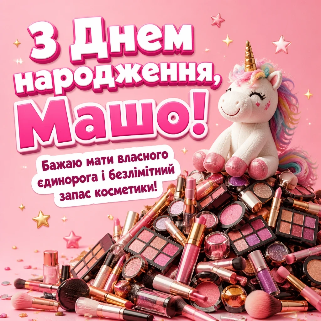 з днем народження маша