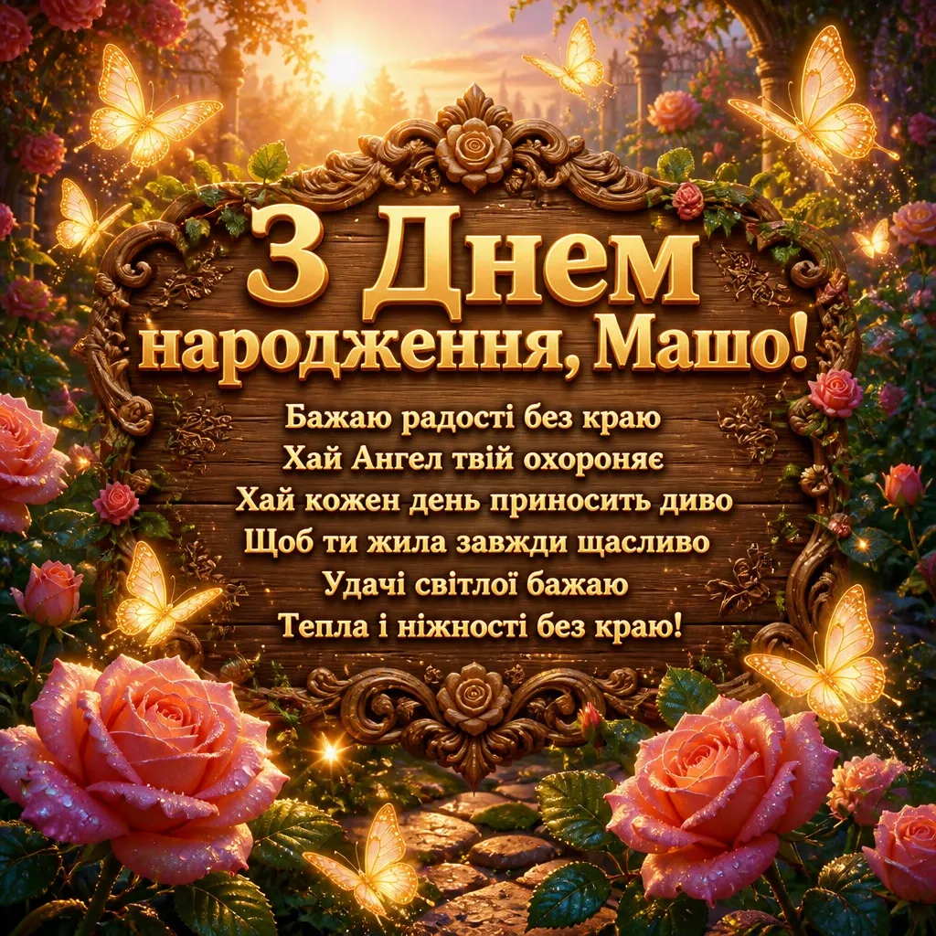 з днем народження маша
