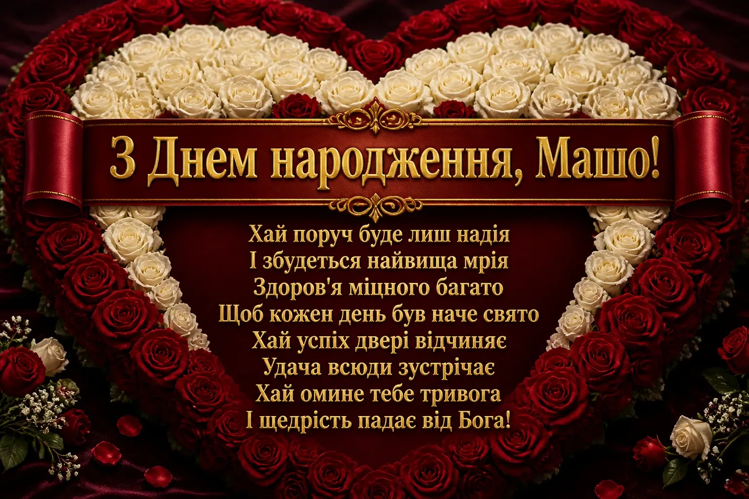 з днем народження маша
