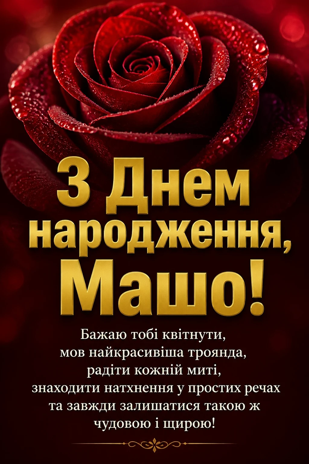 з днем народження маша