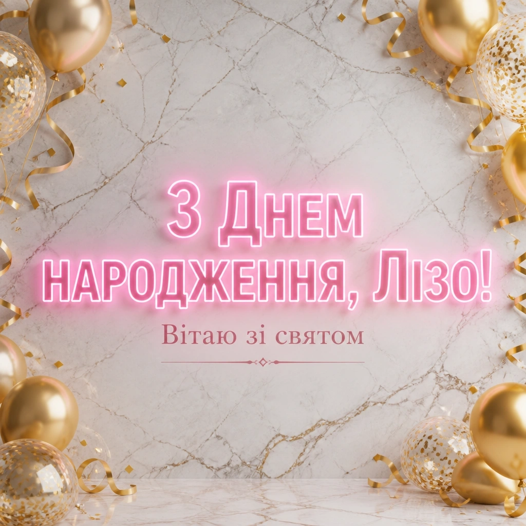 з днем народження ліза