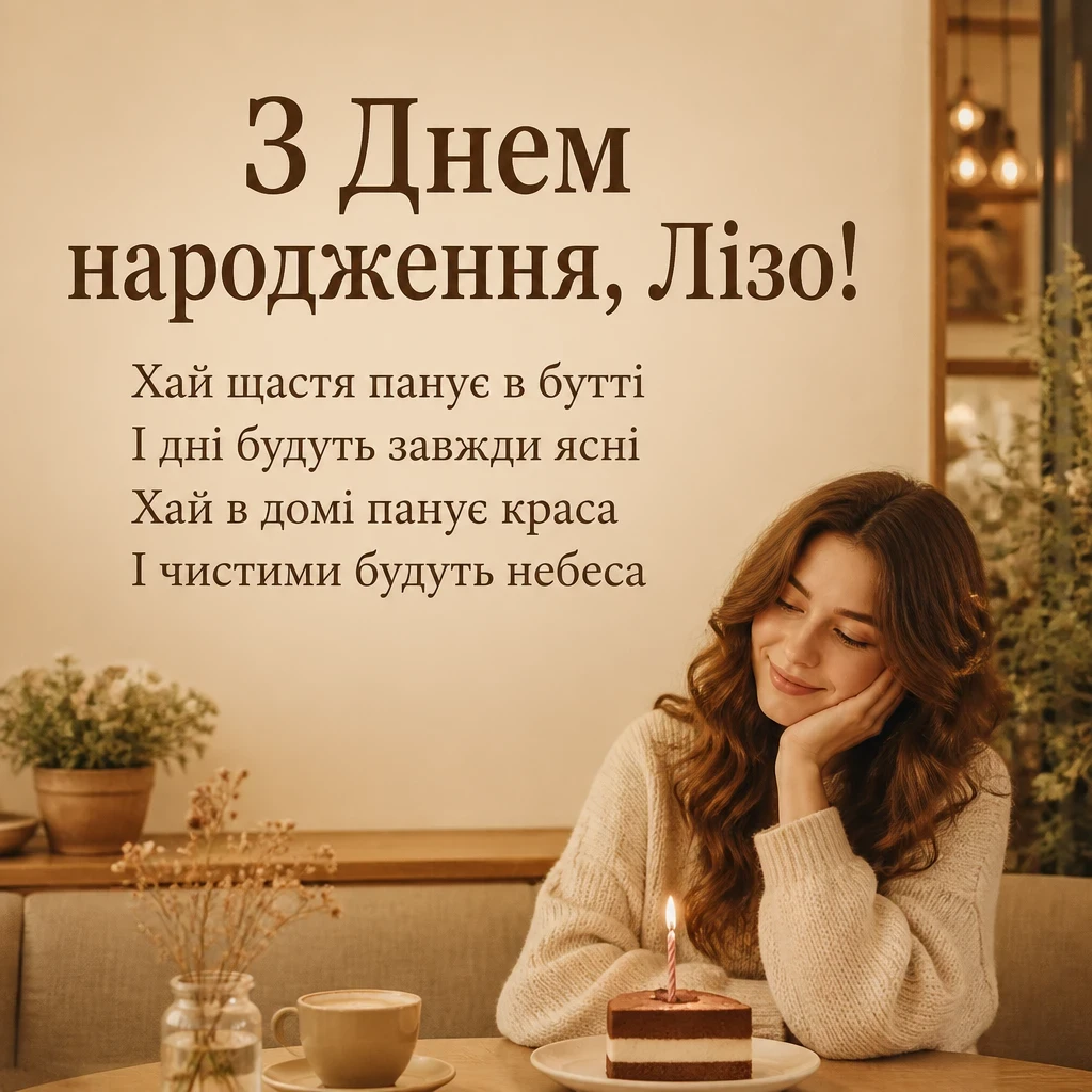 з днем народження ліза