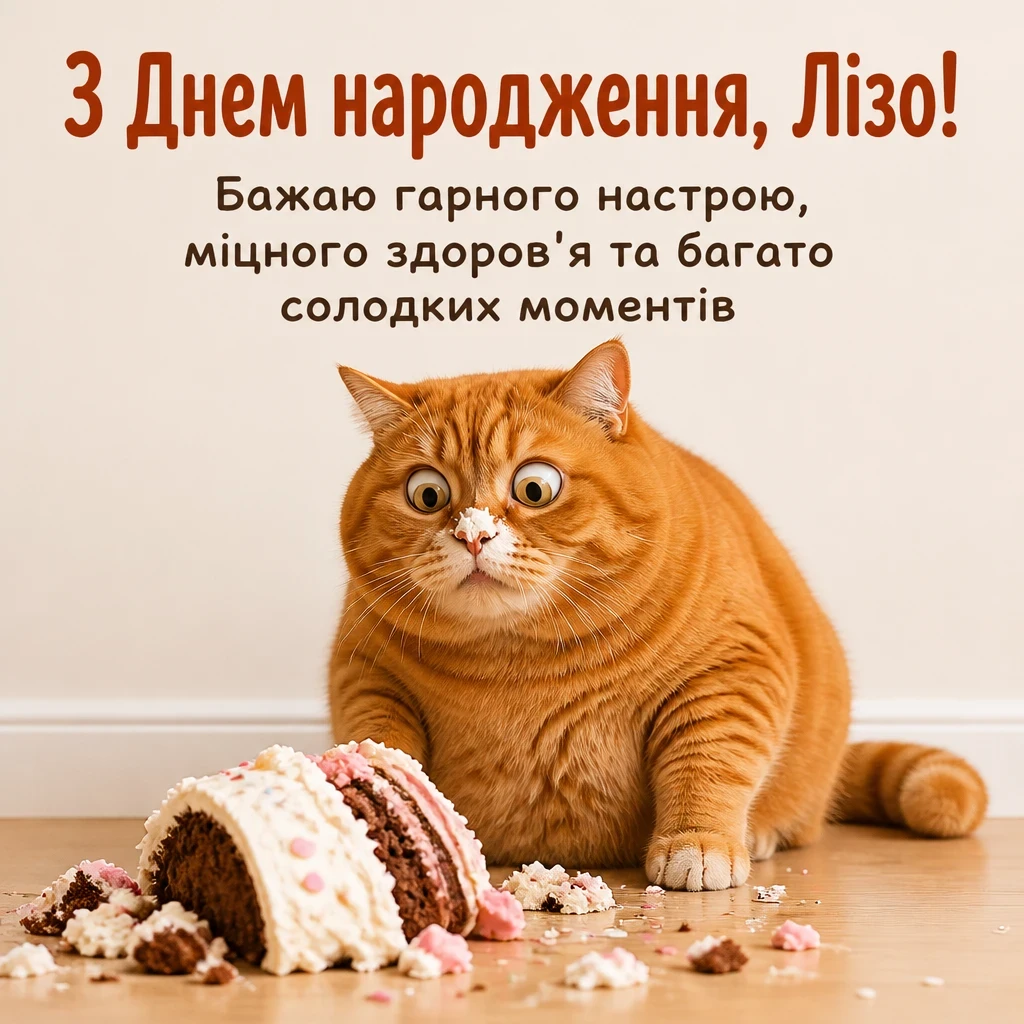з днем народження ліза