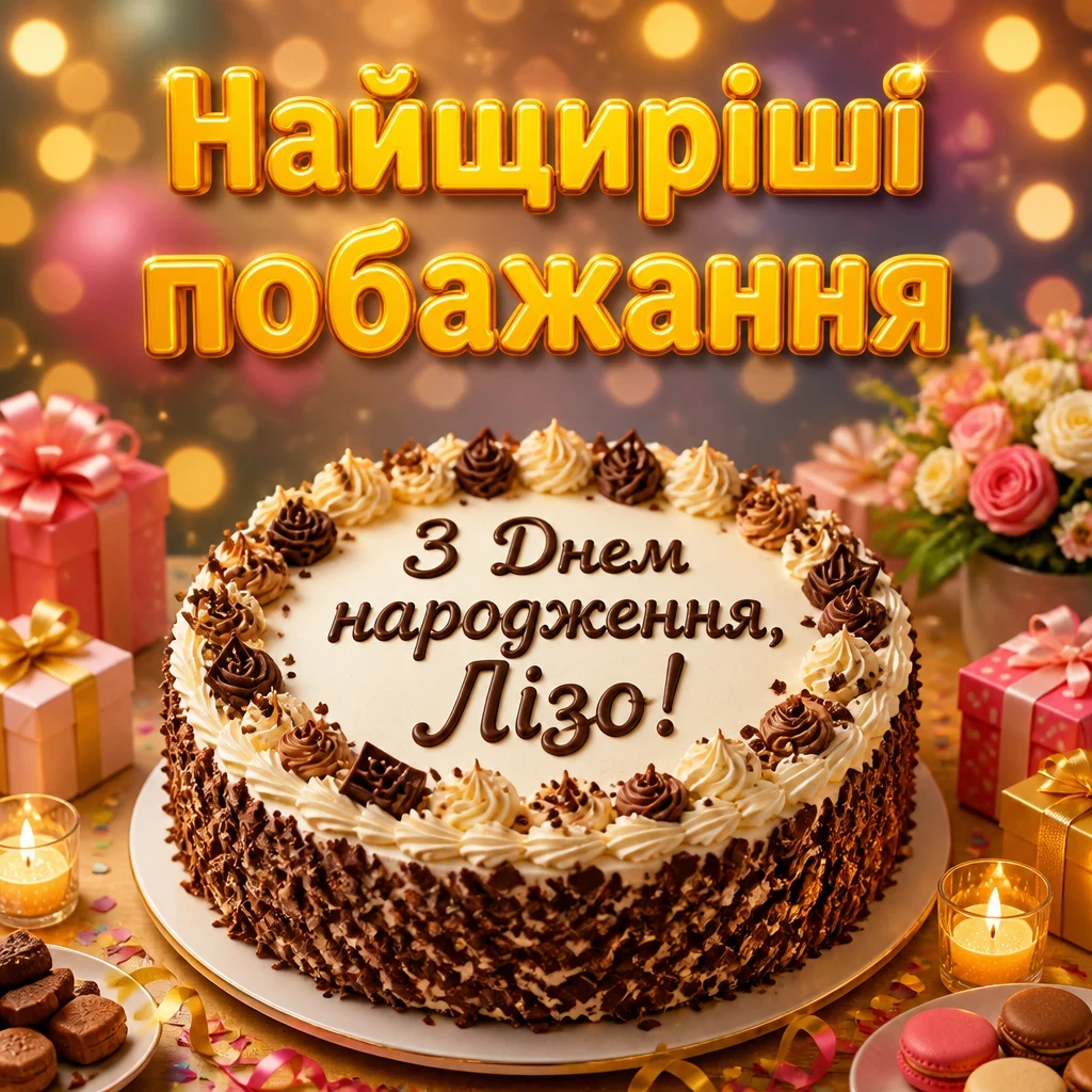 з днем народження ліза
