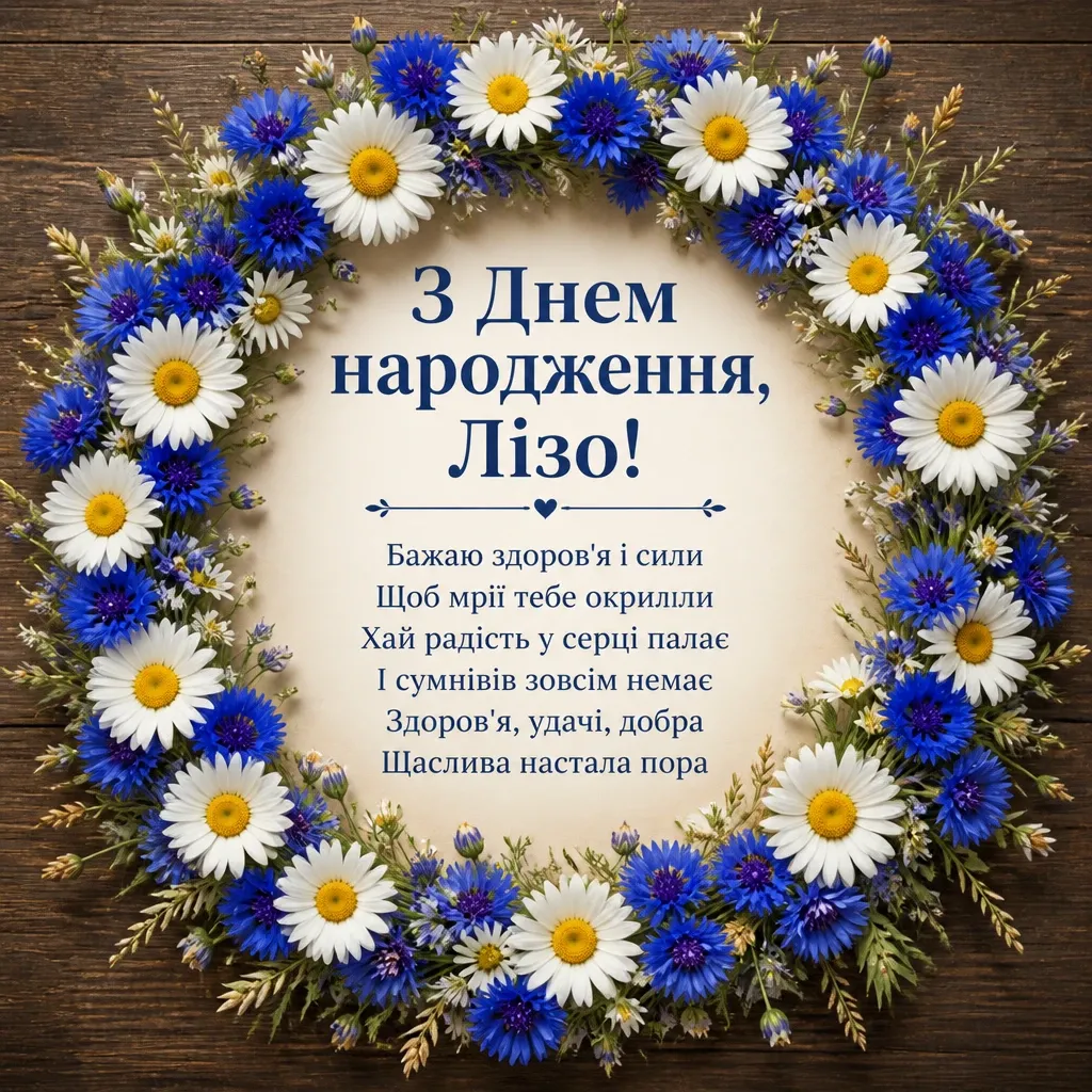 з днем народження ліза