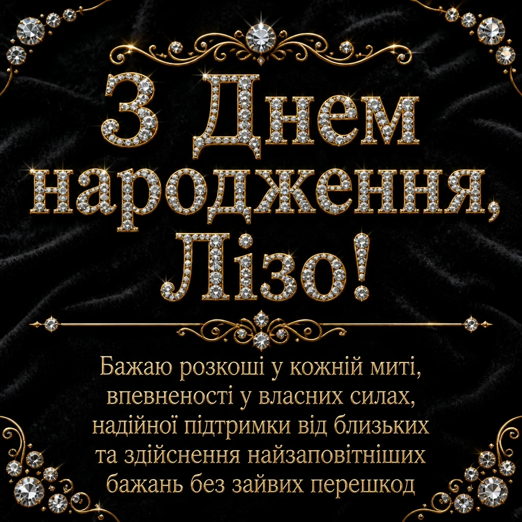 з днем народження ліза