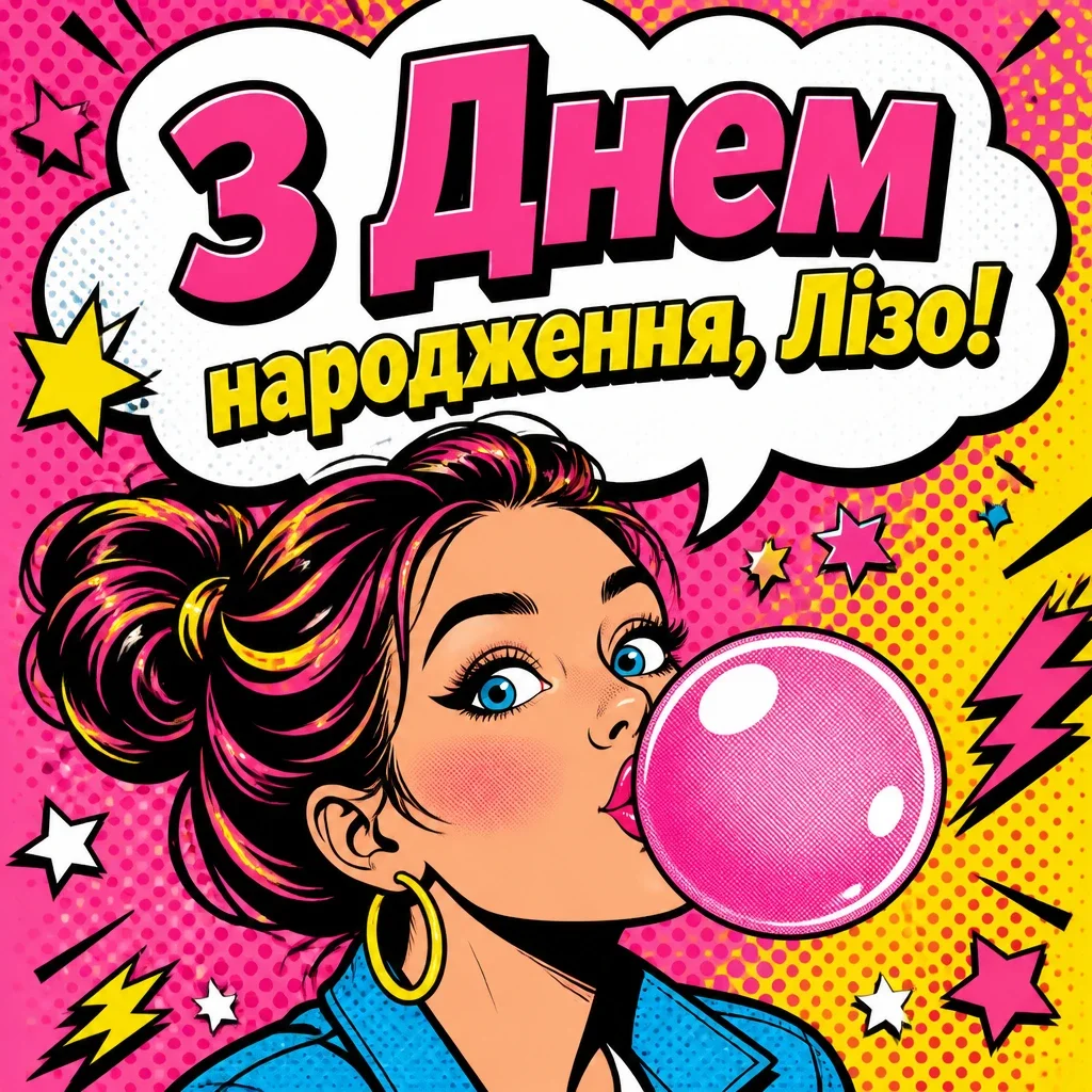 з днем народження ліза