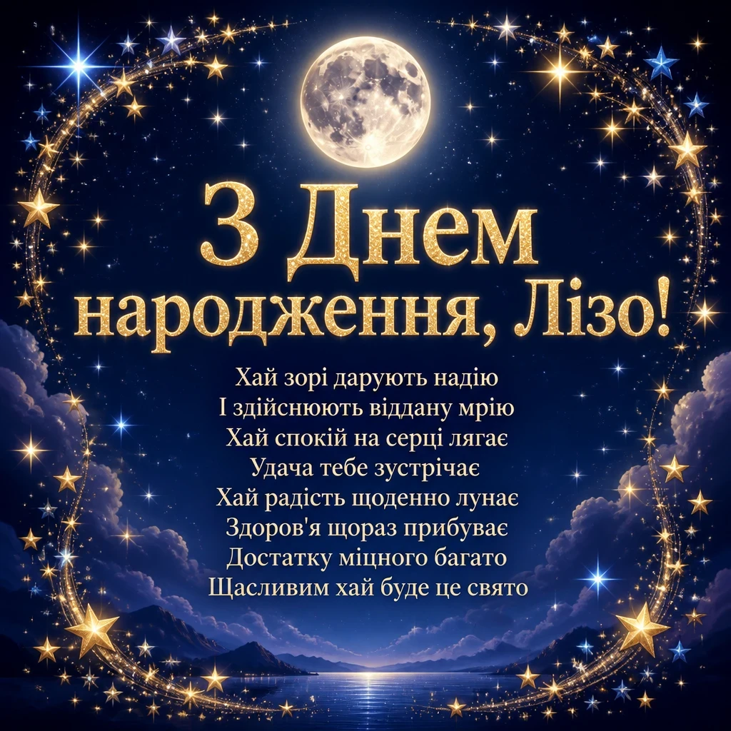 з днем народження ліза