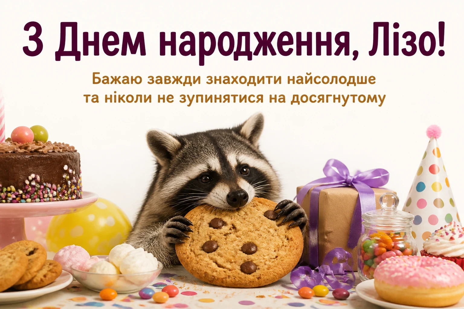 з днем народження ліза