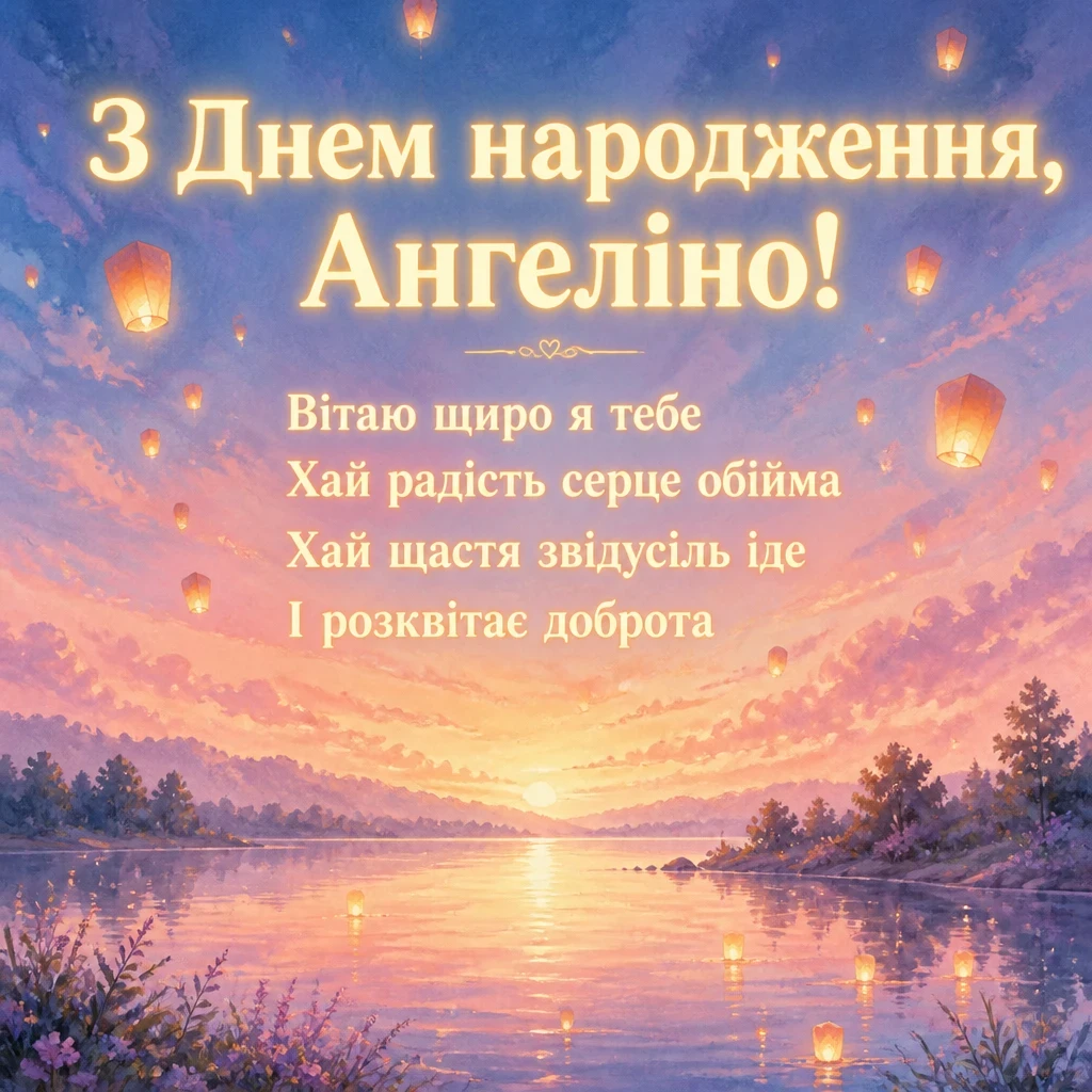 з днем народження ангеліна з днем народження ангеліна