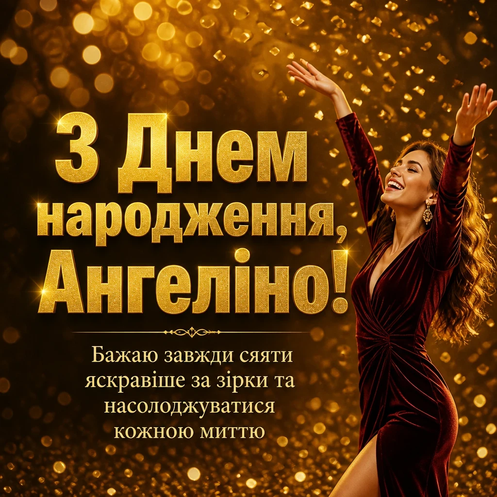 з днем народження ангеліна з днем народження ангеліна