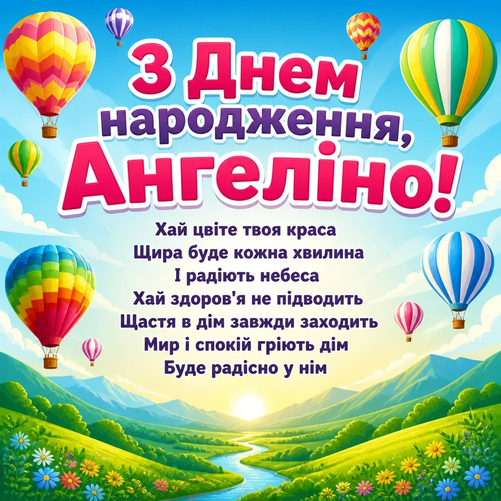 з днем народження ангеліна з днем народження ангеліна